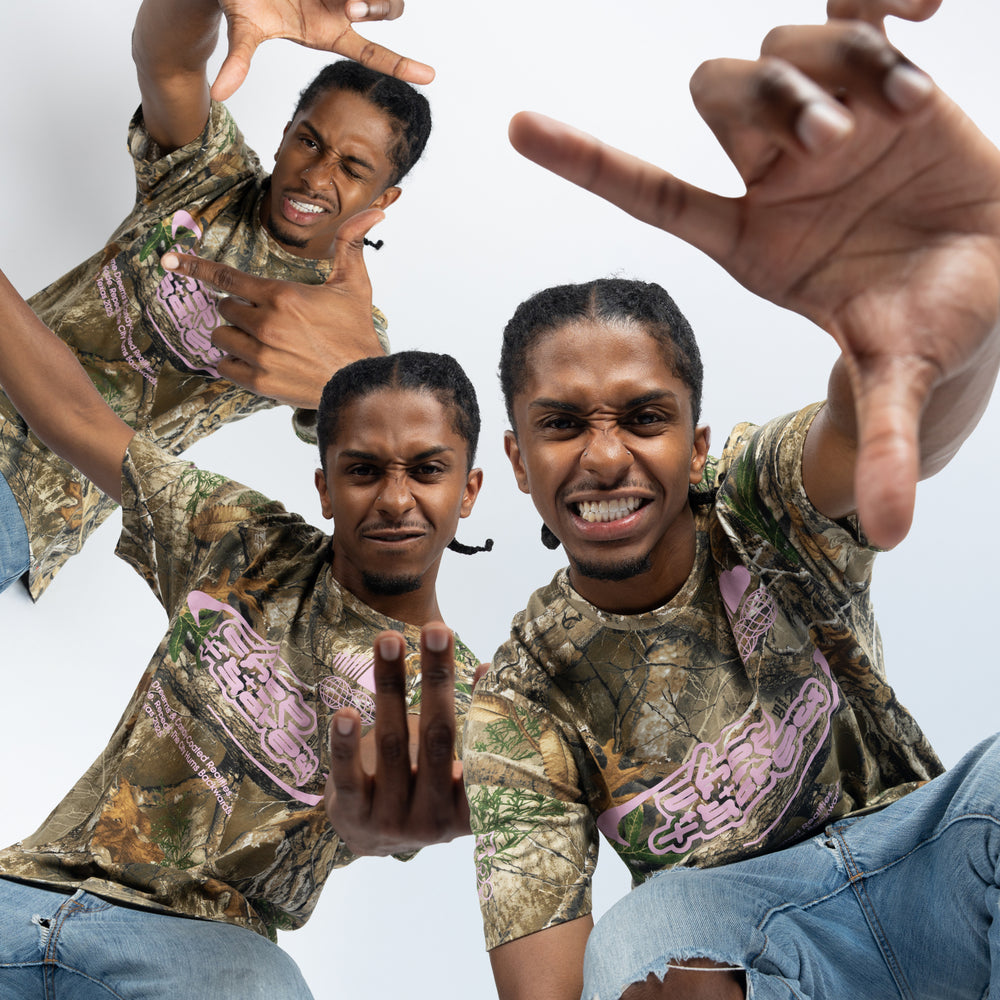Camo Chop+Screw Tee